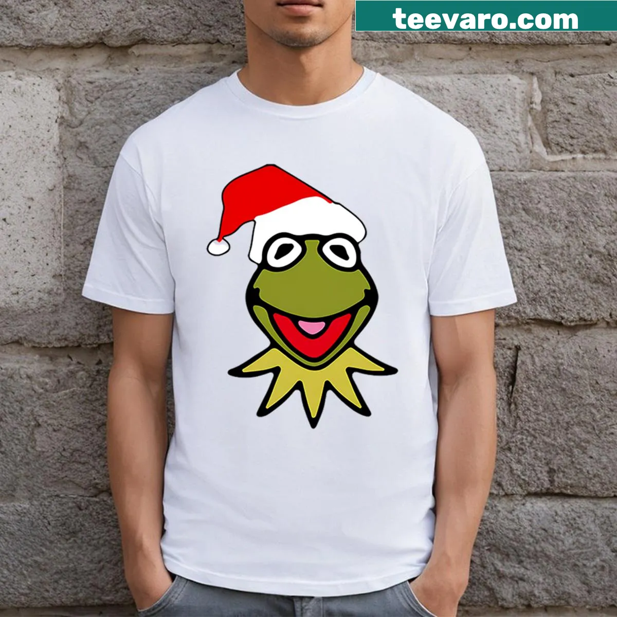 Nostalgic graphic celebrating Muppets Christmas Carol on a T-shirt — on a men's t-shirt