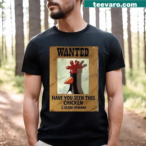 T-shirt featuring Wallace and Gromit characters in playful design.