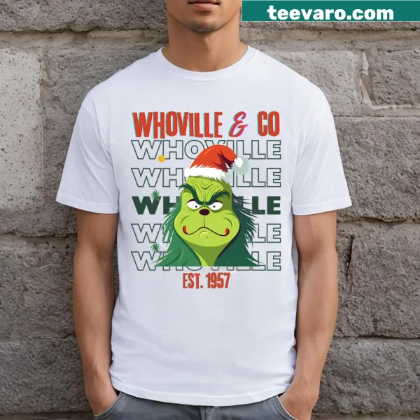 T-shirt featuring Whoville University design established in 1957