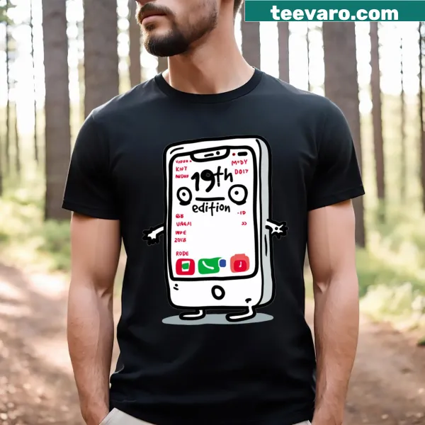 Minimalist tee with unique typography for contemporary style