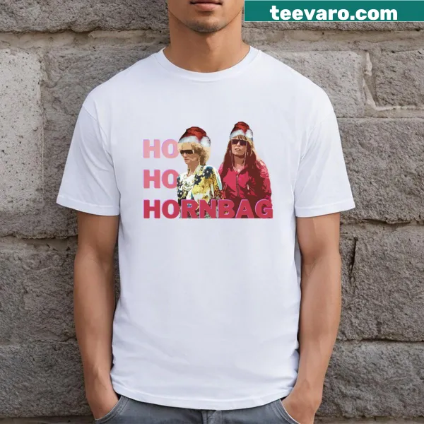 Festive t-shirt featuring Kath and Kim holiday graphic