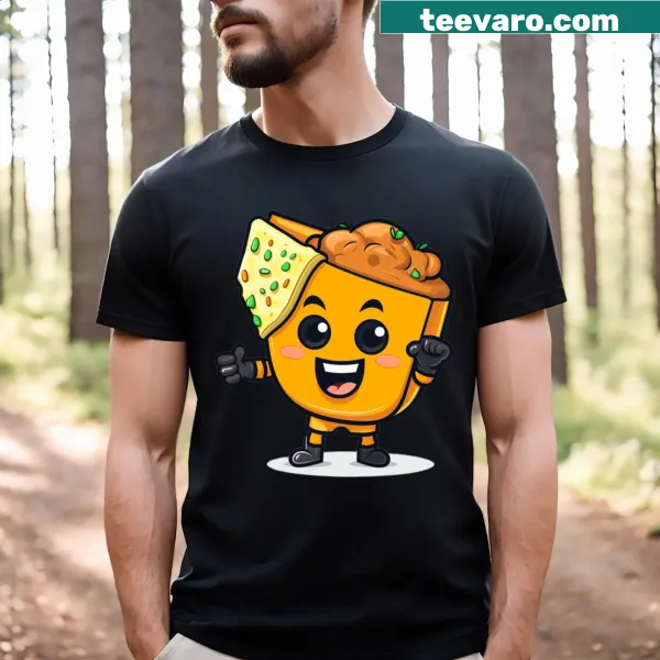 Adorable Kawaii Taco T-shirt with cute food graphic