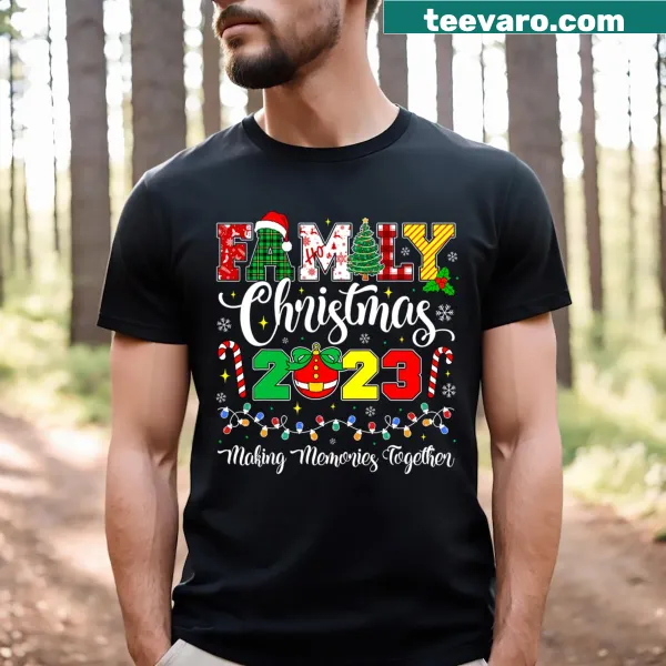 Heartwarming Family Christmas T-shirt with memories theme