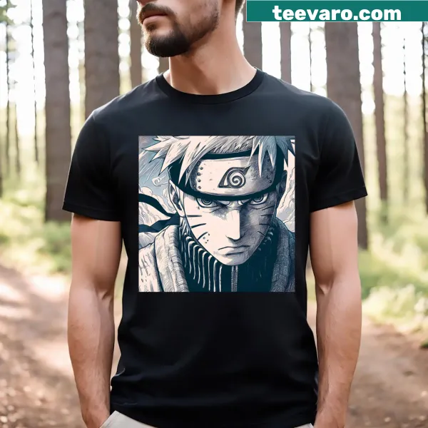 Anime and manga inspired graphic T-shirt featuring exclusive designs