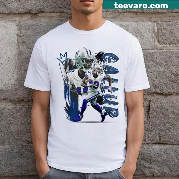 Michael Gallup Cowboys t-shirt with vintage football poster design