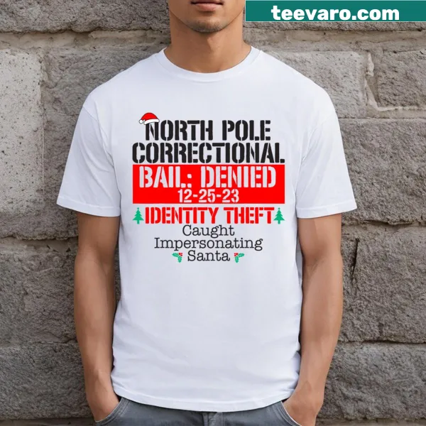 Humorous matching family Christmas t-shirt with Santa theme