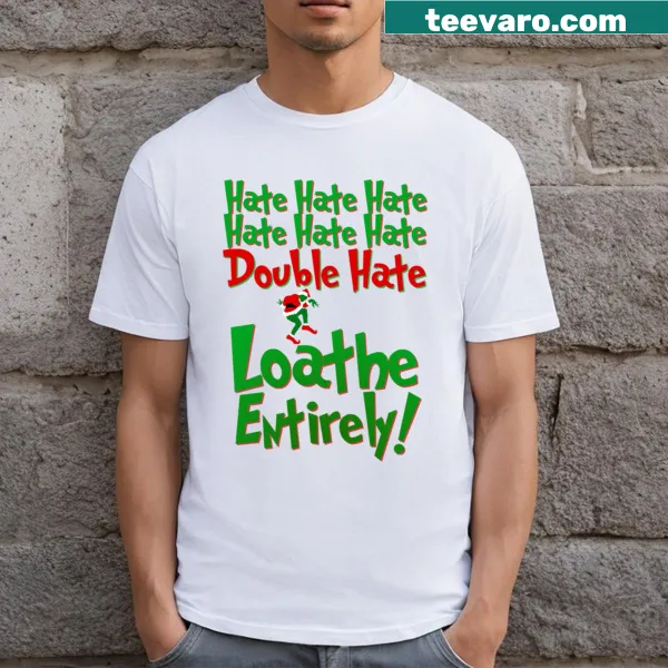 Edgy t-shirt with the phrase 'Loathe Entirely' printed