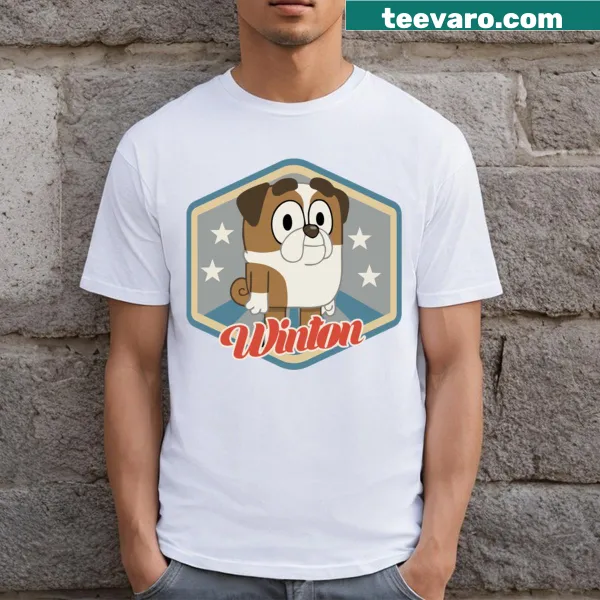 T-shirt featuring Winton from Bluey cartoon