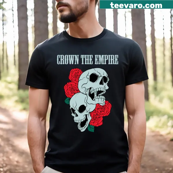 Crown The Empire band graphic t-shirt design