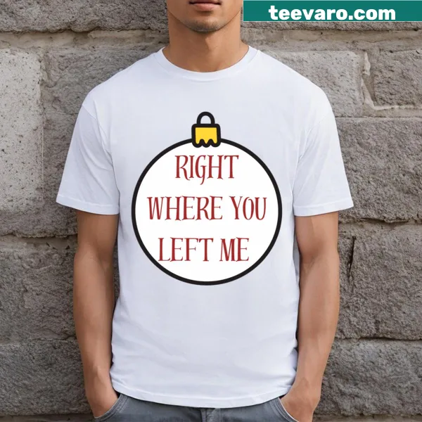 Decorative holiday ornament design on a T-shirt
