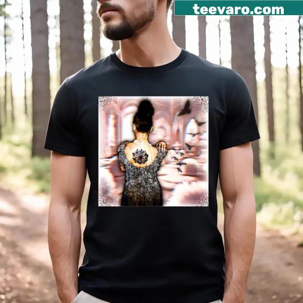 Minimalist Metamorphosis t-shirt featuring abstract typography