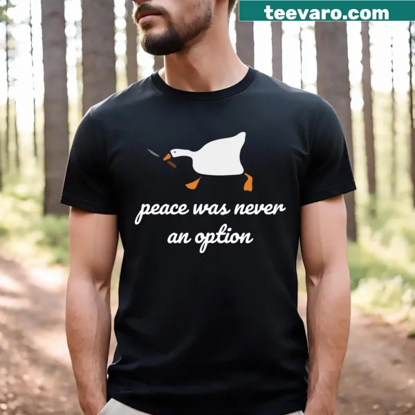 Humorous typographic design with 'Murder Duck' phrase on t-shirt
