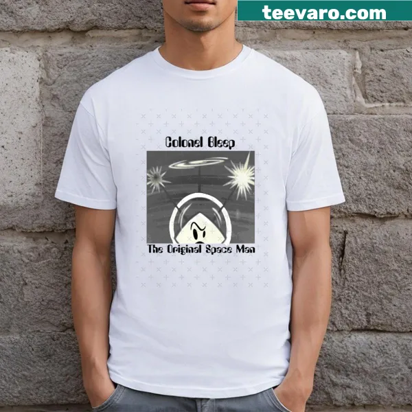 Vintage cartoon t-shirt featuring Colonel Bleep the spaceman