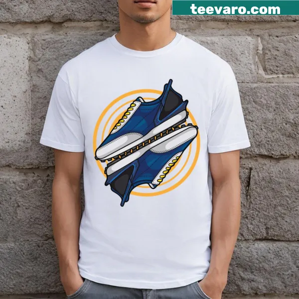 Graphic T-shirt featuring a sneaker silhouette and the word 'Daybrek'