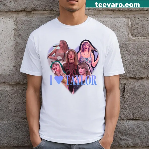 I Heart Taylor t-shirt with a simple heart design