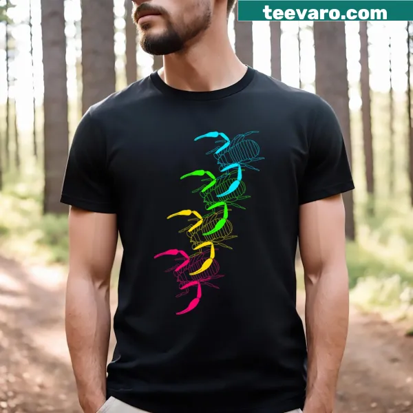 Illustrated T-shirt featuring a pseudoscorpion