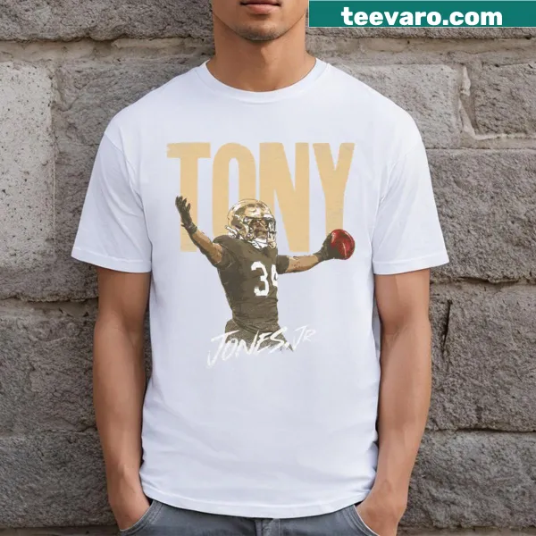 New Orleans-themed T-shirt with bold music-inspired graphic