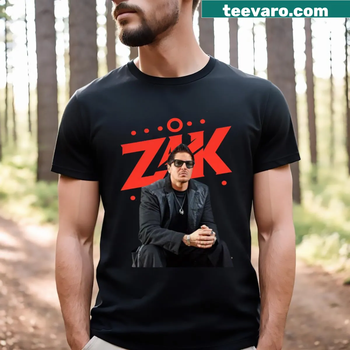 Ghost Adventures themed t-shirt featuring Zak Bagans phrases — on a men's t-shirt