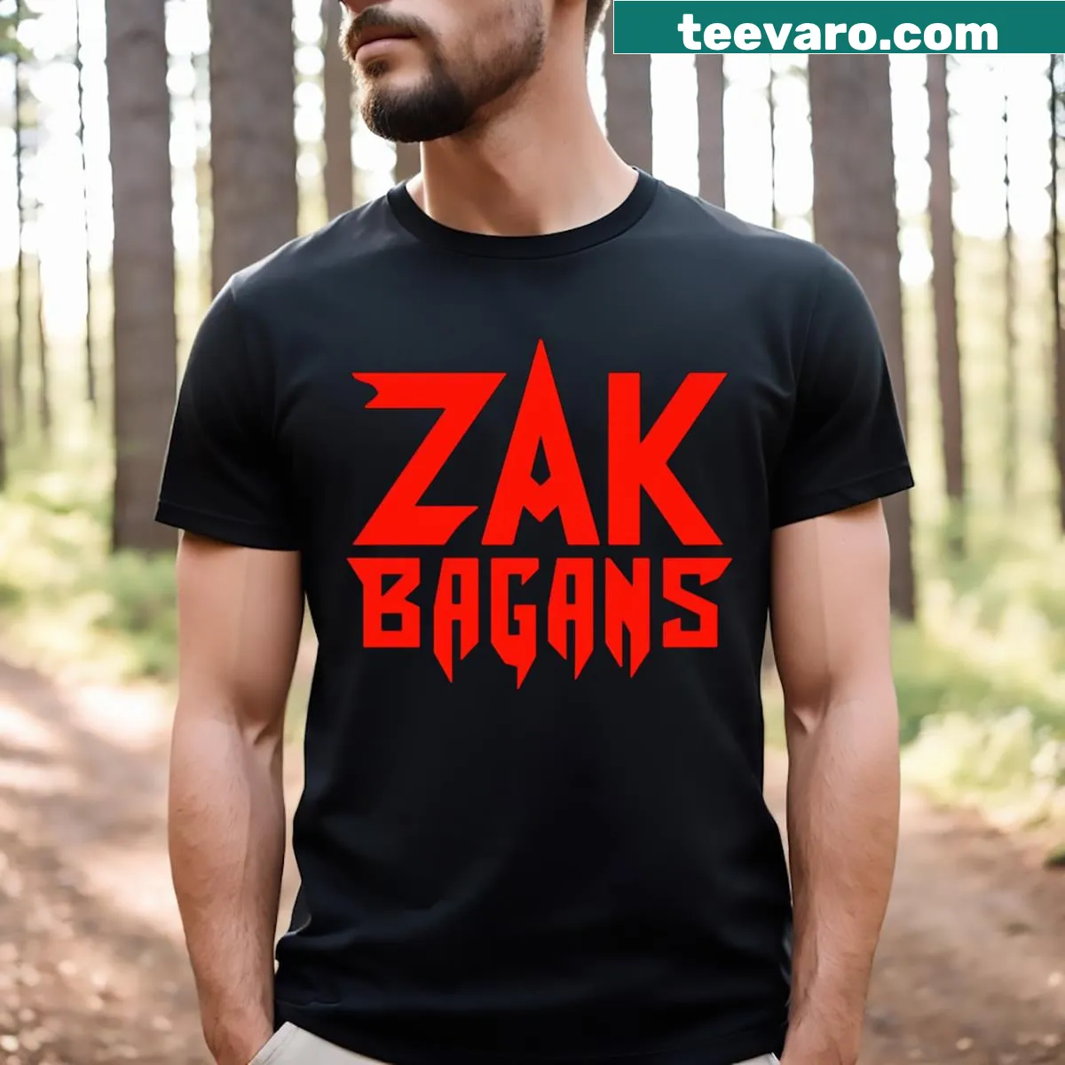 Essential tee dedicated to Zak Bagans with a bold design — on a men's t-shirt