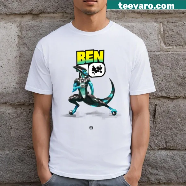 Graphic T-shirt featuring Ben 10 Xlr8 character design
