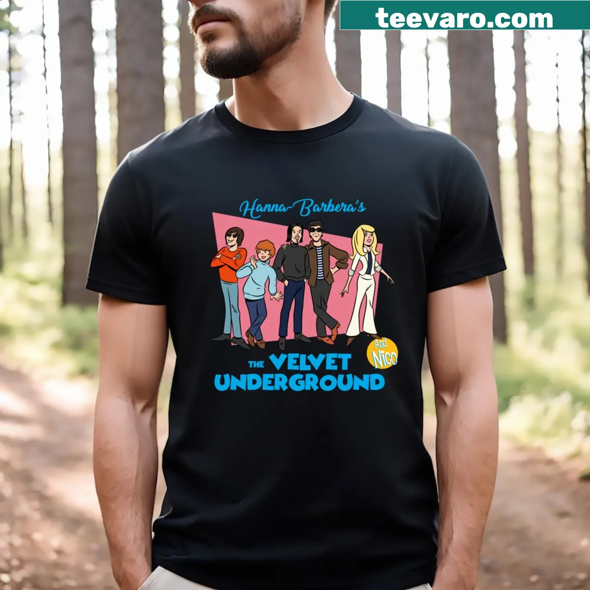 Cartoon Underground t-shirt featuring quirky graphic artwork — on a men's t-shirt