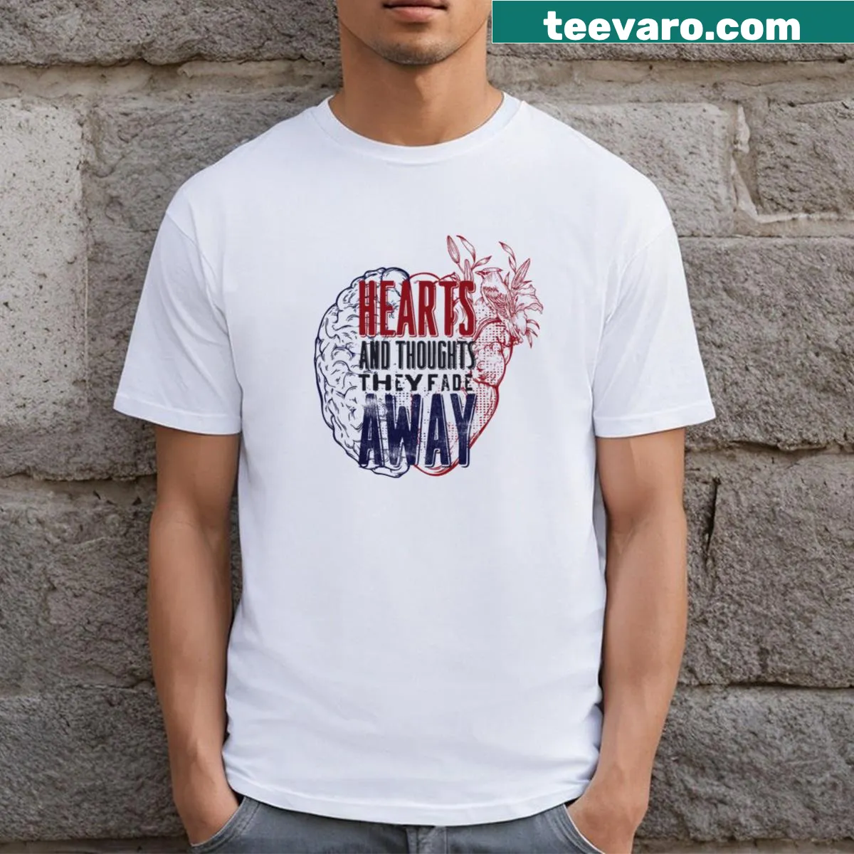 Wholesome text celebrating elderly women on a T-shirt — on a men's t-shirt