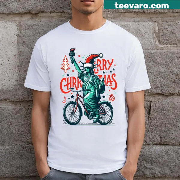 Humorous cycling-themed T-shirt with a playful slogan