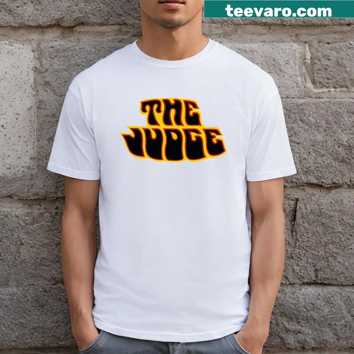 Vintage Pontiac GTO The Judge design on a T-shirt — on a men's t-shirt