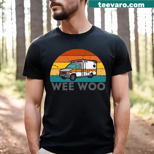 Funny ambulance-themed T-shirt for EMS and paramedic professionals
