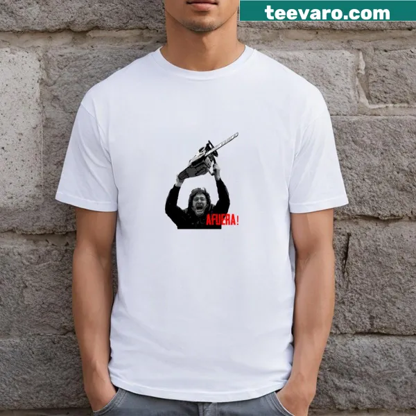 Humorous Javier Milei T-shirt with bold typography