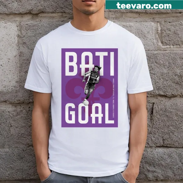 Playful Batigoal t-shirt with a fun goal-themed graphic