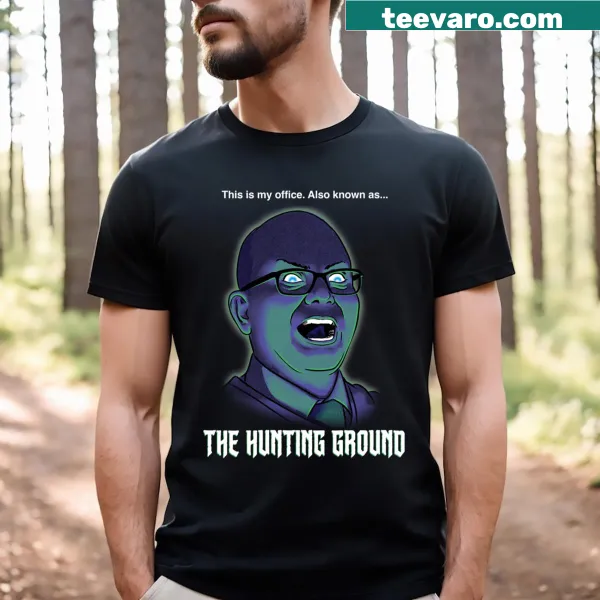 Illustration of Colin Robinson's hunting ground on a humorous tee