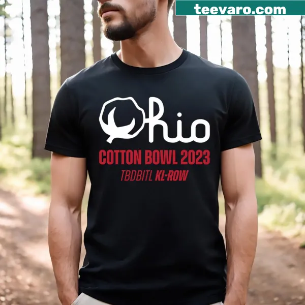 T-shirt with artistic script spelling 'Klrow'