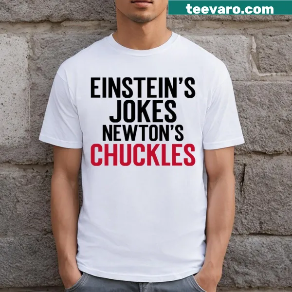 Funny scientist graphic T-shirt with humor references