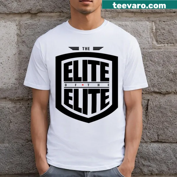 Minimalist Elite Of The Elite typography t-shirt