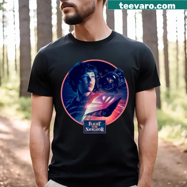 Flight Of The Navigator T-shirt with nostalgic graphic design