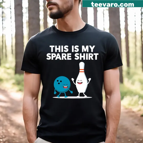 Funny bowling t-shirt with humorous sayings related to the game