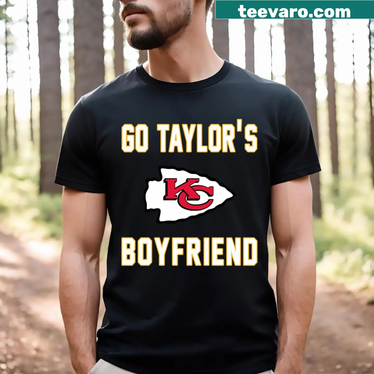 Text graphic t-shirt referencing Taylor Swift's fandom. — on a men's t-shirt