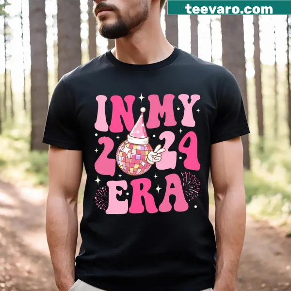 Family matching t-shirt for New Year 2024 with cheerful text