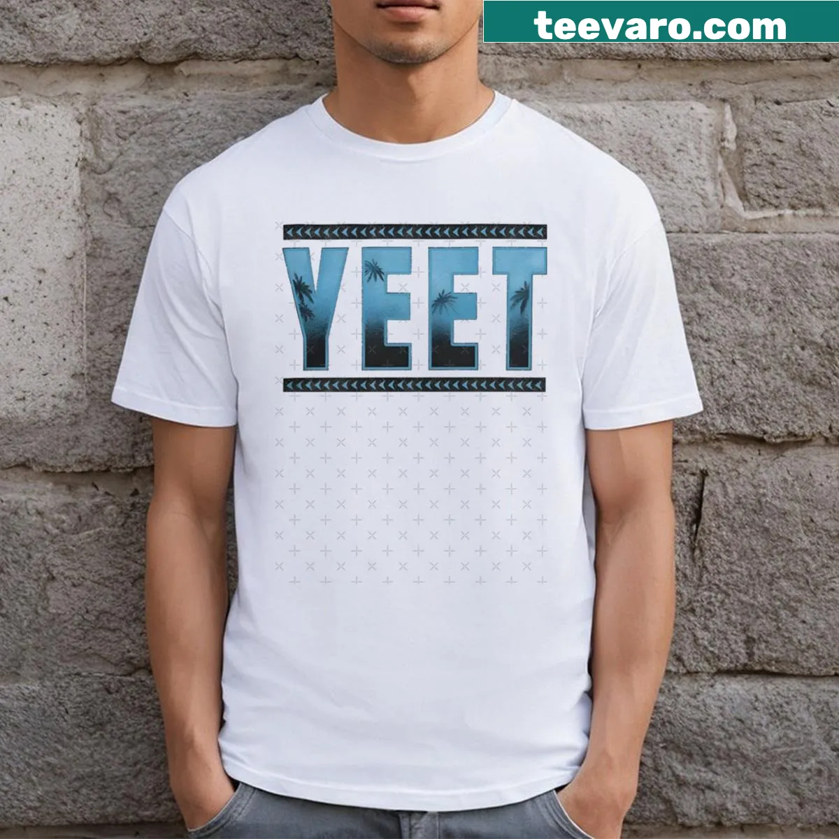 Jey Uso T-shirt with bold typography design — on a men's t-shirt