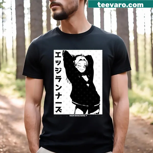 Essential T-shirt inspired by Cyberpunk Edgerunners with detailed design