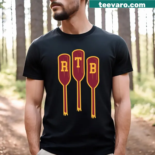 Minimalist T-shirt featuring clean lines and RTB typography