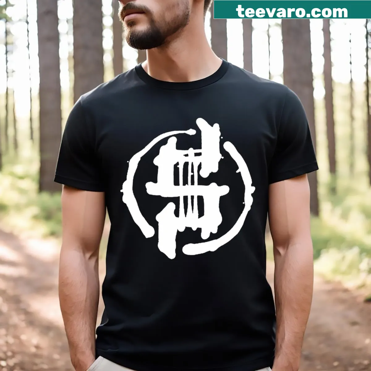 T-shirt featuring the name Samy Deluxe in bold typography — on a men's t-shirt
