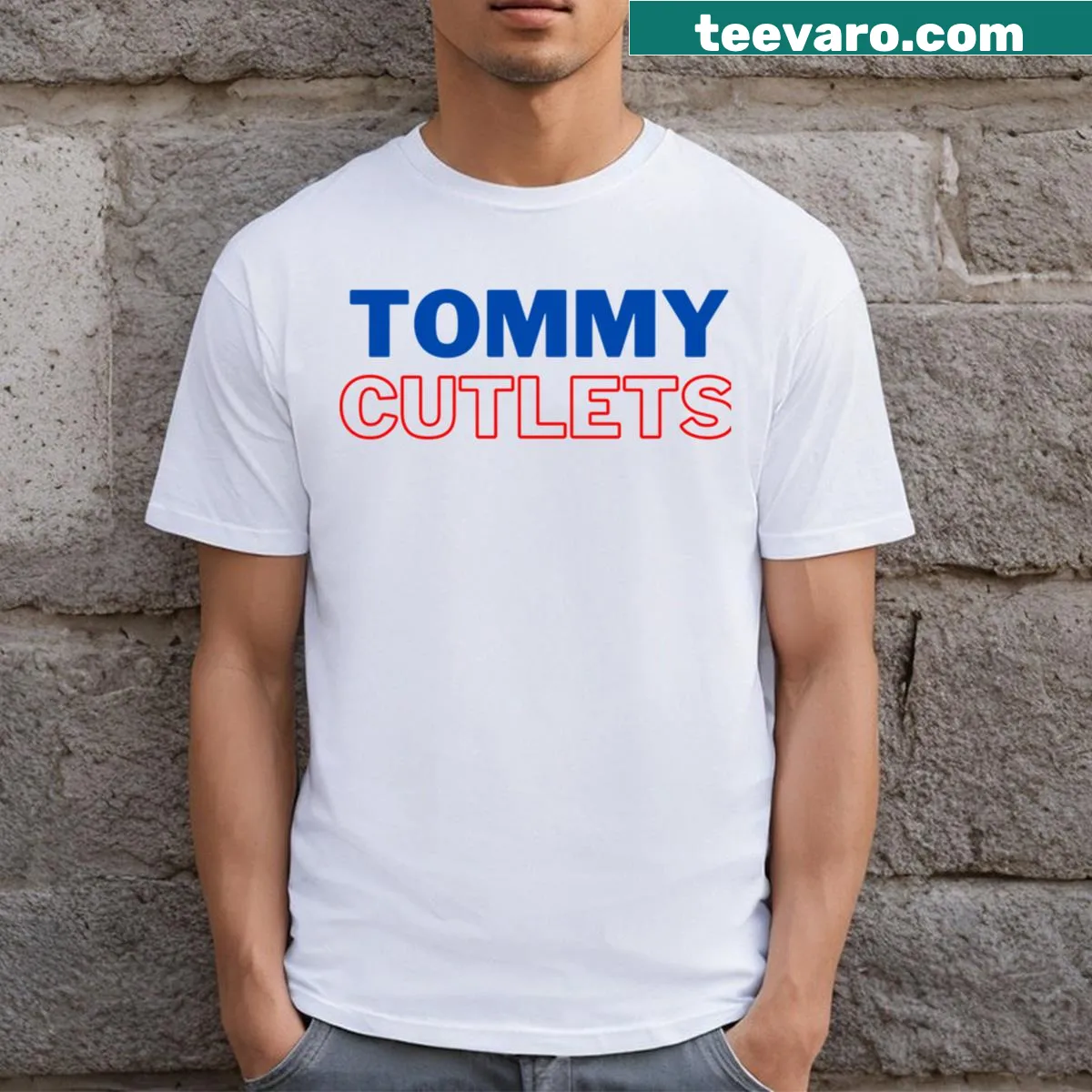 Bold Giants graphic on a fan T-shirt — on a men's t-shirt