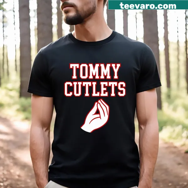 Essential Tommy Cutlets t-shirt with simple branding