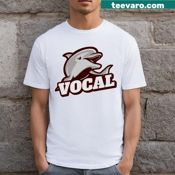 Bold typography t-shirt declaring a passion for vocal music