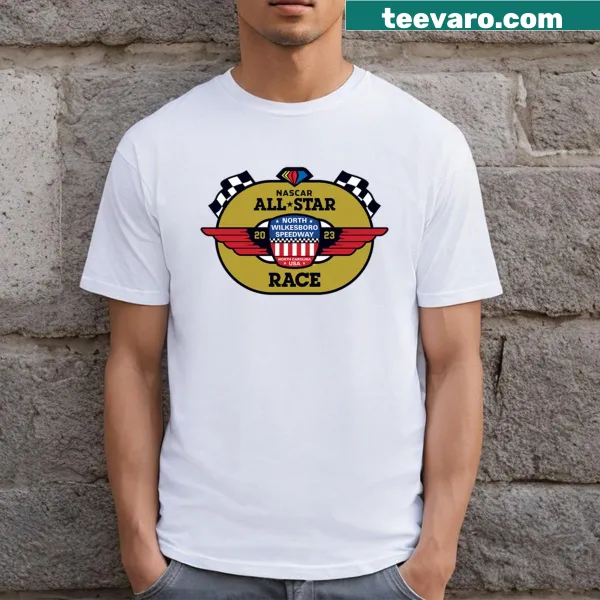 Bold racing graphic on a T-shirt