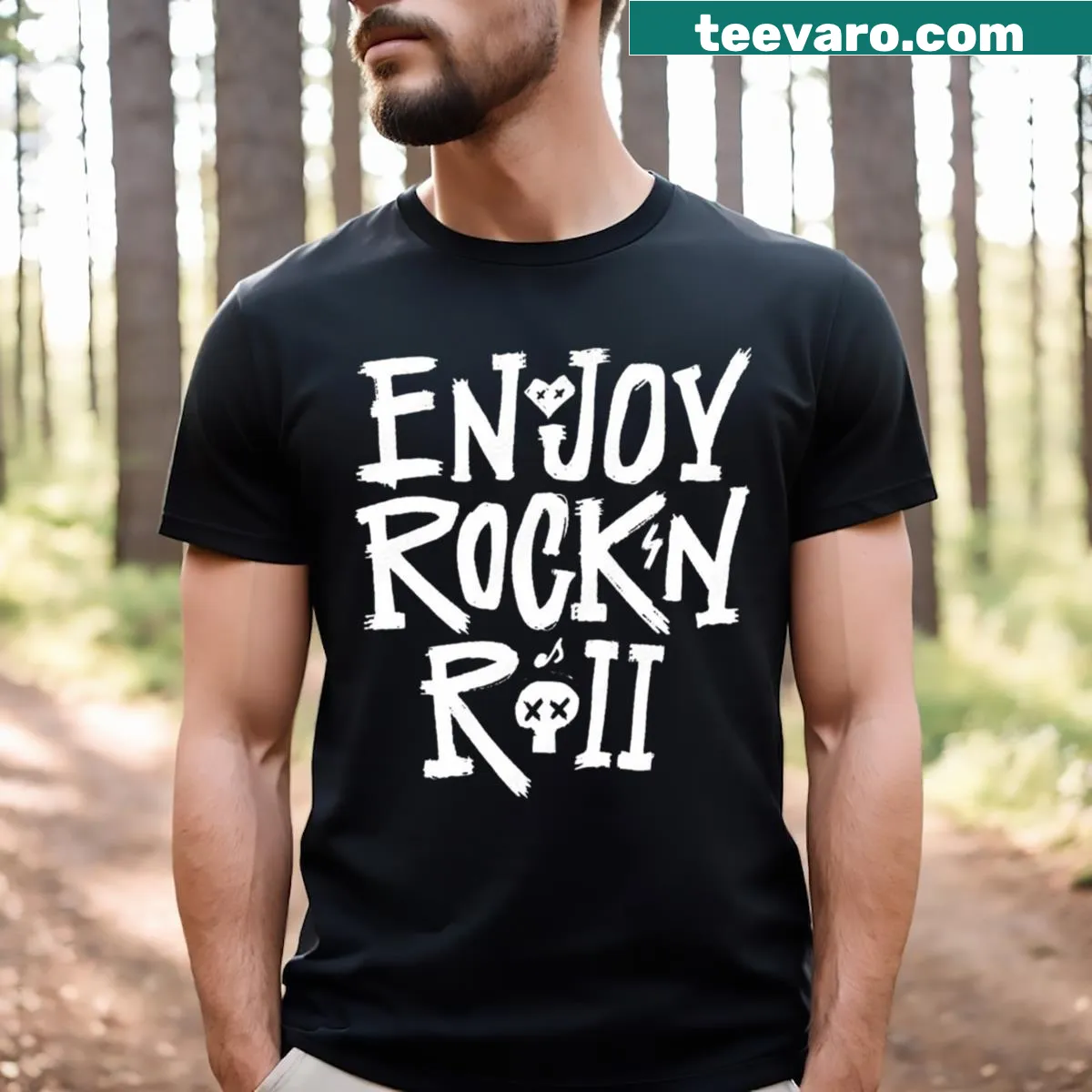 Groovy birthday month T-shirt with fun typography for August birthdays — on a men's t-shirt