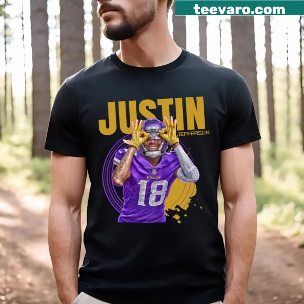Illustrated T-shirt featuring a dancer in motion celebrating dance.