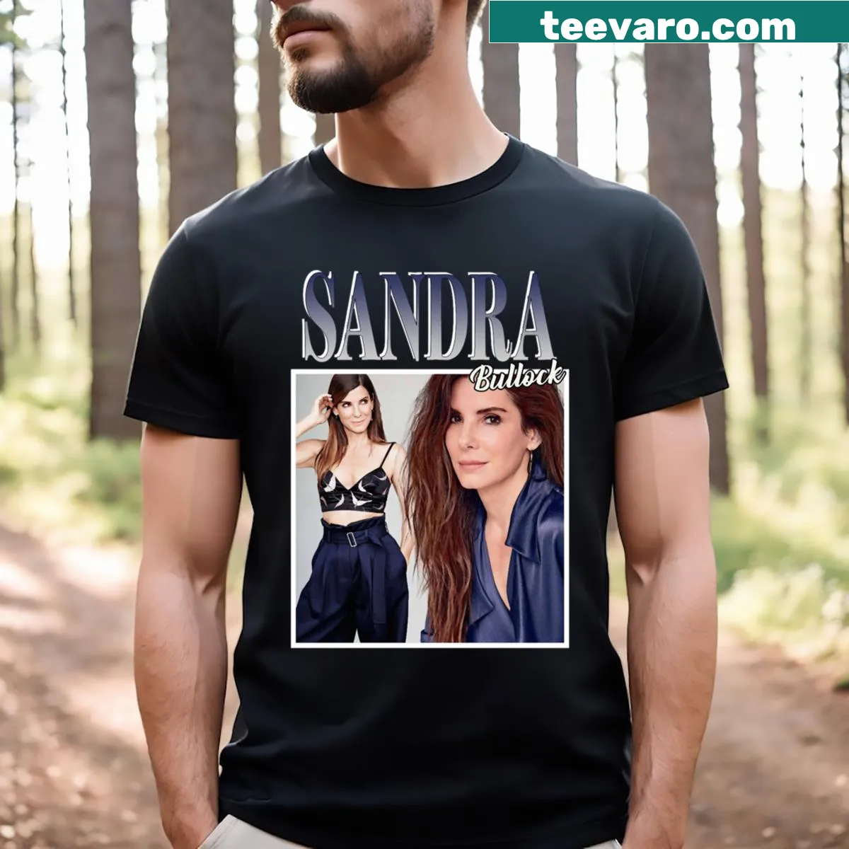 Funny typography for My Favorite Romantic Magic Drama on a T-shirt. — on a men's t-shirt